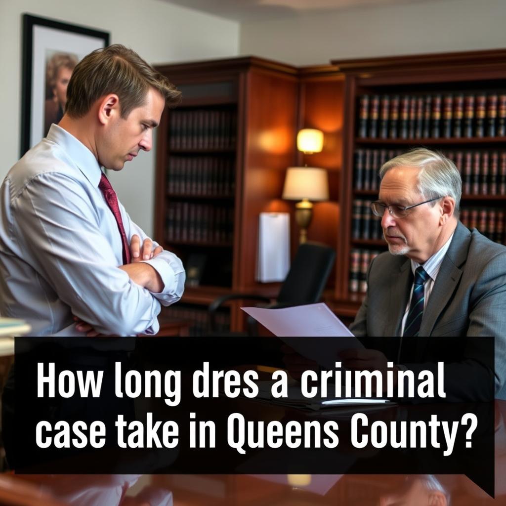 How long does a criminal case take in Queens County
